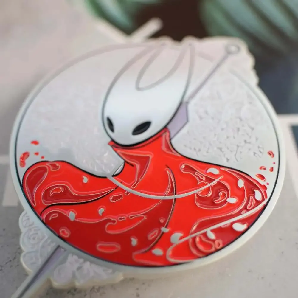 Gaming Fridge Magnet | Baked Enamel Finish | Hollow Silksong Knight Hornet